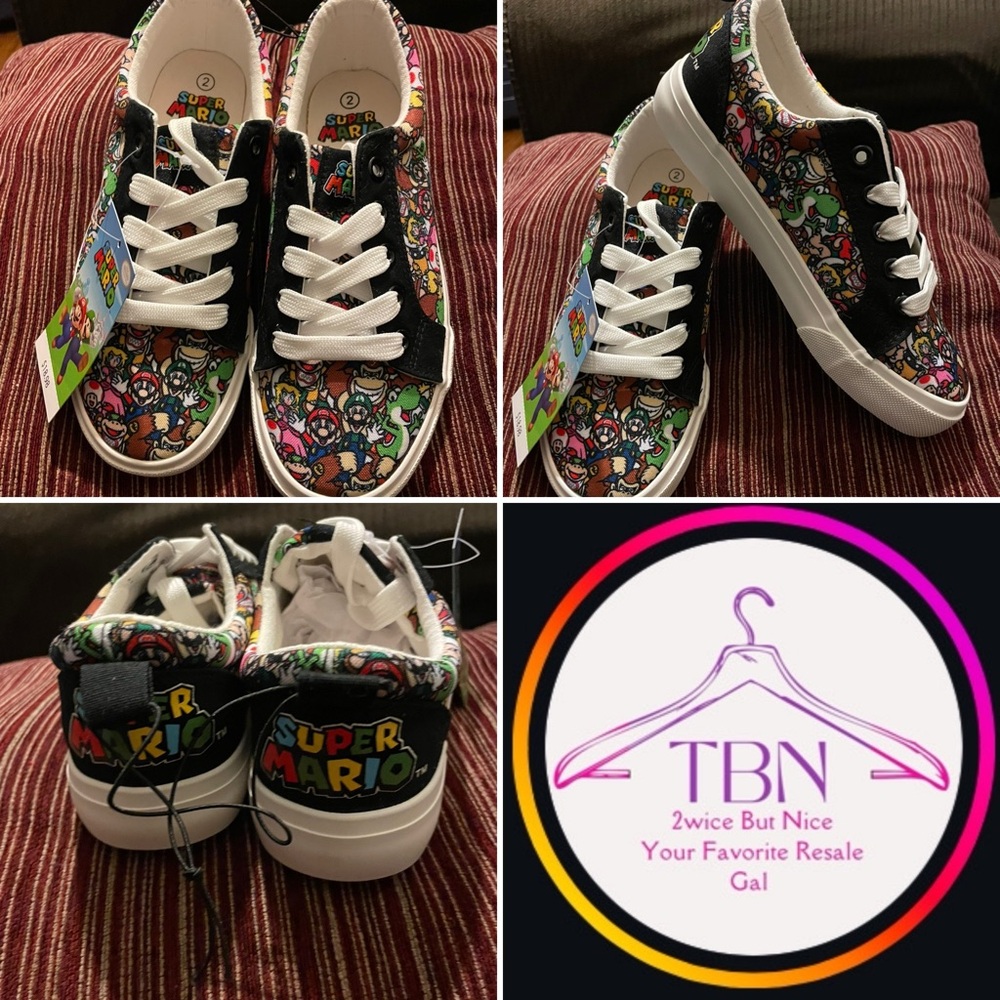 Super Mario sneakers size 2 nwt $15
